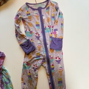 Little Sleepies Purple Ice Cream zippy 6-12m